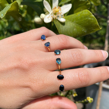 Anello doppia pietra