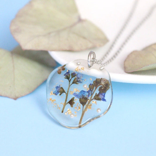 Collana Fiori blu