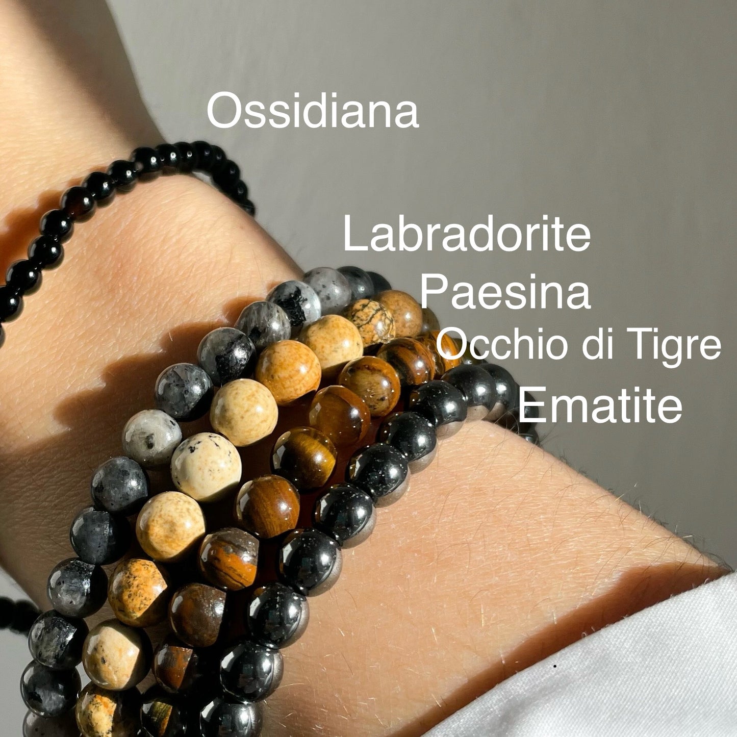 Bracciali Pietre Tonde