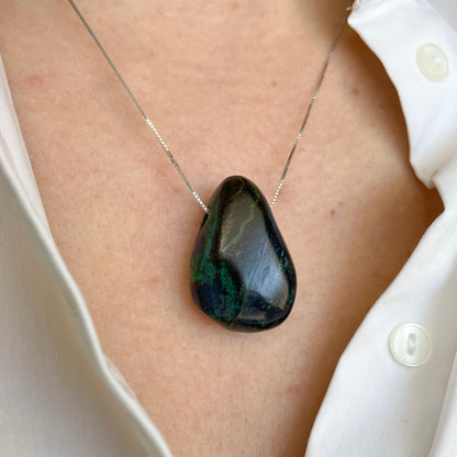 Collana Azzurrite- Malachite