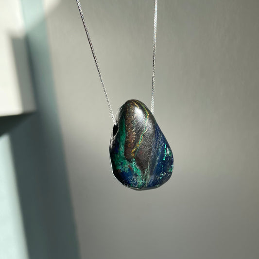 Collana Azzurrite- Malachite