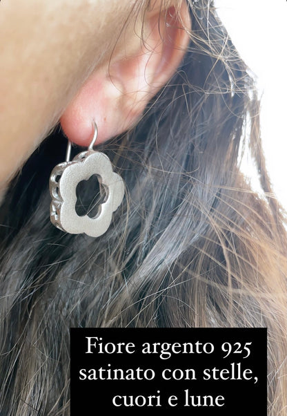 Orecchini lavorati Fiore