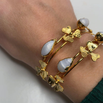 Bracciale rigido Trifogli